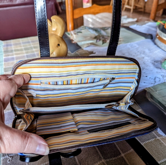 Kate Spade New York Brown and Blue Purse - Picture 13 of 14